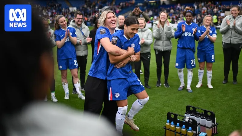 Sam Kerr bids emotional Chelsea farewell with record-equalling goal