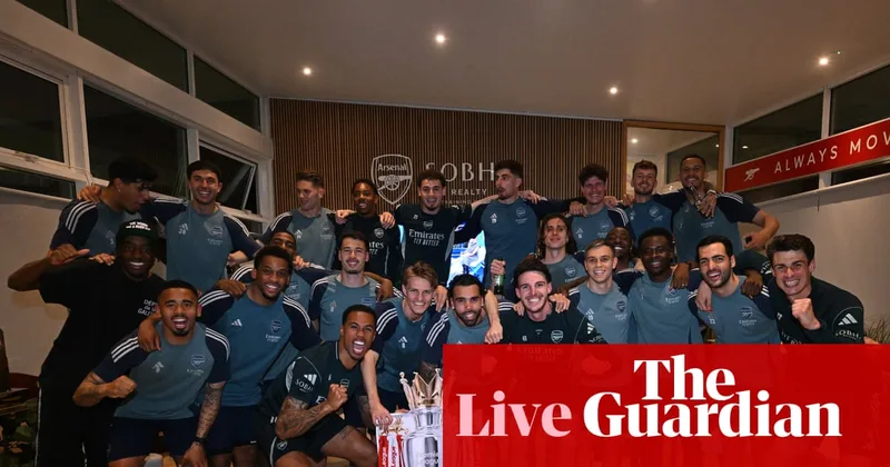 Arsenal crowned Premier League champions for first time in 22 years – as it happened