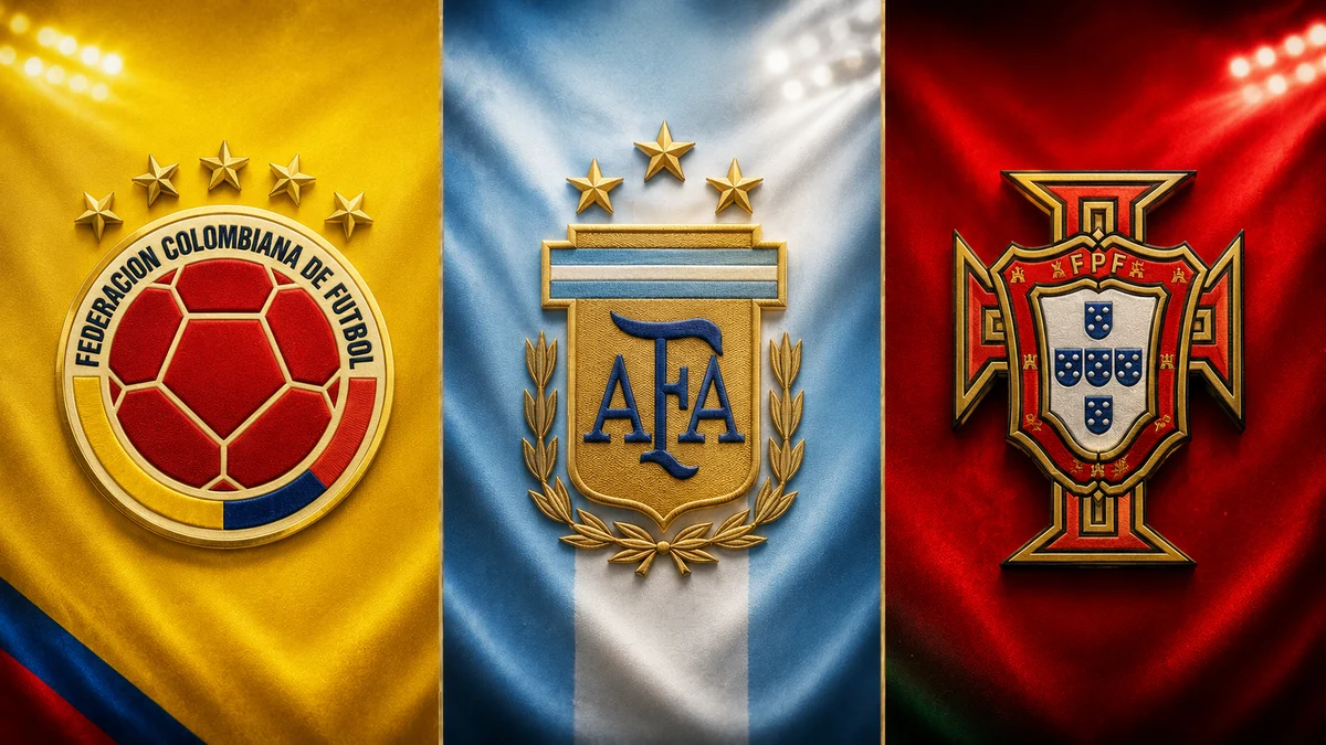 Colombia vs Argentina vs Portugal — WC 2026 Tier 2 Contenders — comparison hero