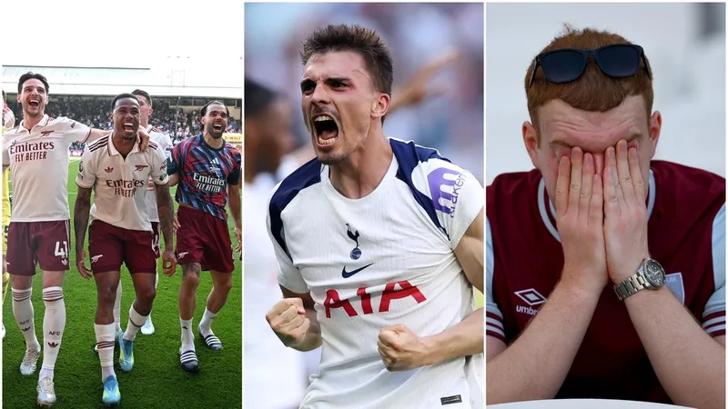 Tears of joy, despair as Spurs SAFE after final day nail-biter, London rivals relegated