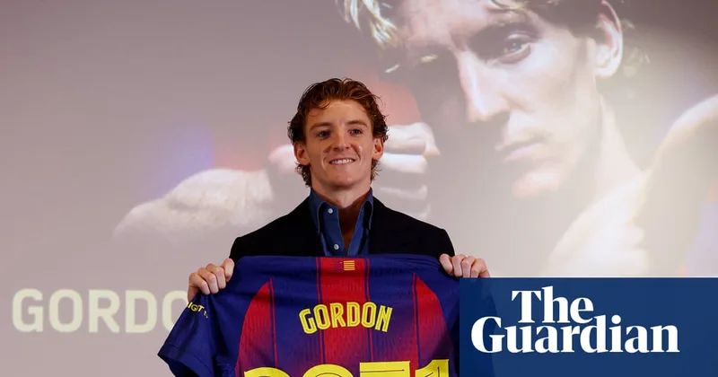 Anthony Gordon shows ‘fire in belly’ and Spanish skills after joining Barcelona