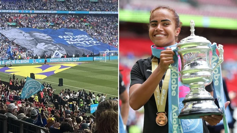 Mary Fowler’s Manchester City win FA Cup title on emotional day for Brighton’s Aussie coach Dario Vidosic