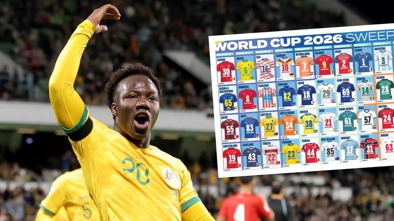 FIFA World Cup: Download your free office sweep chart ahead of 2026 tournament