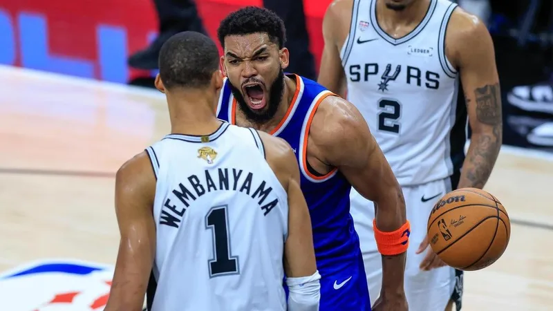 Knicks sneak past Spurs and home in on NBA championship
