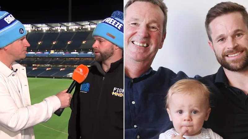 Daniher’s grandsons ‘light up’ after spotting ‘Pops’ in tributes as family carries on legacy