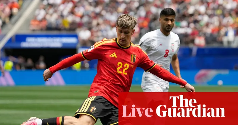 Belgium v Iran: World Cup 2026 – live