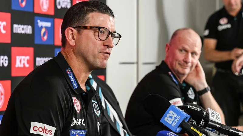 Ken Hinkley's Tasmania Shadow Looms Over Port Adelaide's Rebuild