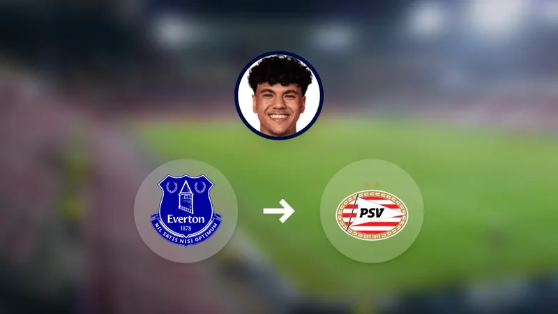 Adam Aznou: Everton to PSV