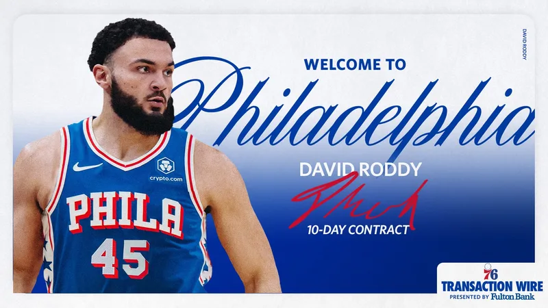 David Roddy: Philadelphia 76ers to Hapoel Jerusalem