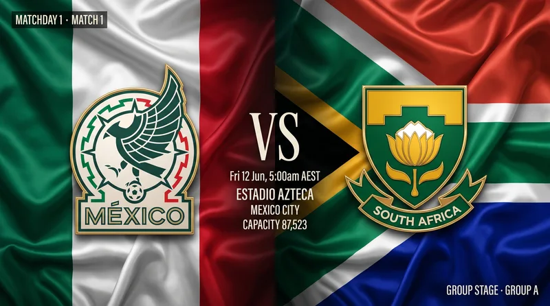 Mexico vs South Africa World Cup 2026 — Match Preview, Odds & How to Watch