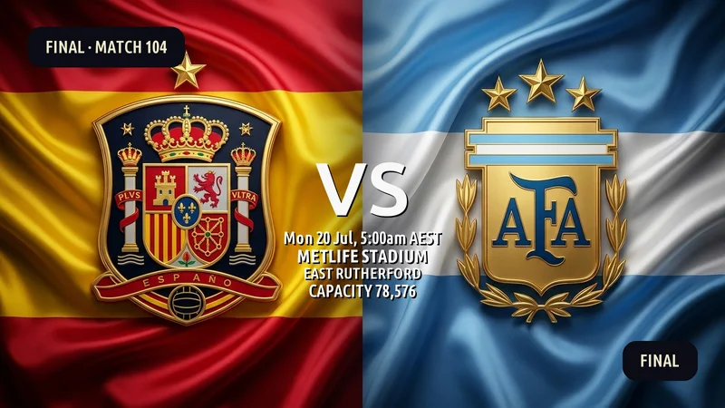 Spain vs Argentina World Cup 2026 — Match Preview, Odds & How to Watch