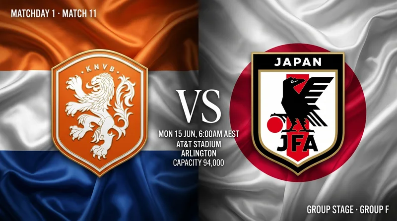 Netherlands vs Japan World Cup 2026 — Match Preview, Odds & How to Watch