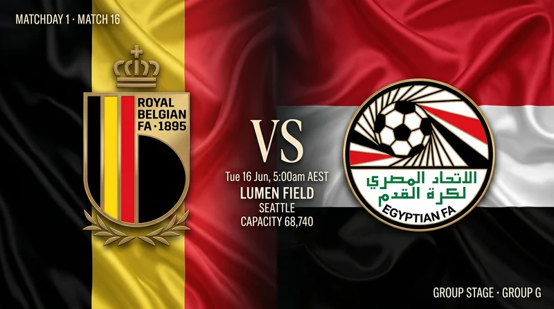 Belgium vs Egypt World Cup 2026 — Match Preview, Odds & How to Watch