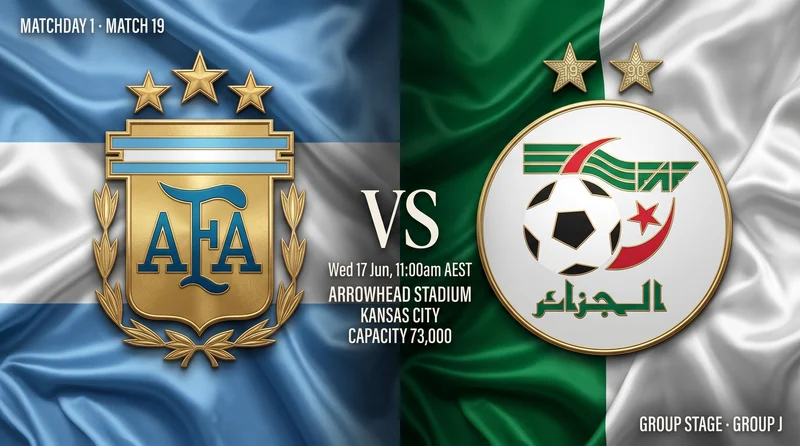 Argentina vs Algeria World Cup 2026 — Match Preview, Odds & How to Watch