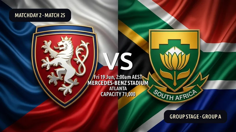 Czechia vs South Africa World Cup 2026 — Match Preview, Odds & How to Watch