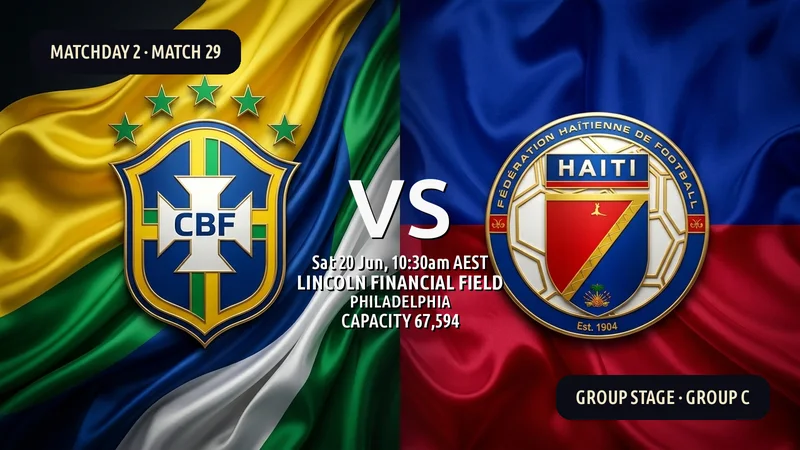 Brazil vs Haiti World Cup 2026 — Match Preview, Odds & How to Watch