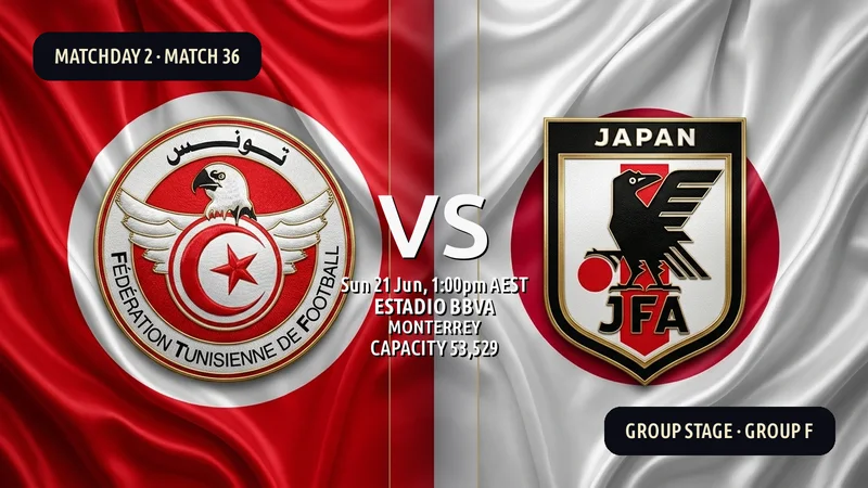 Tunisia vs Japan World Cup 2026 — Match Preview, Odds & How to Watch