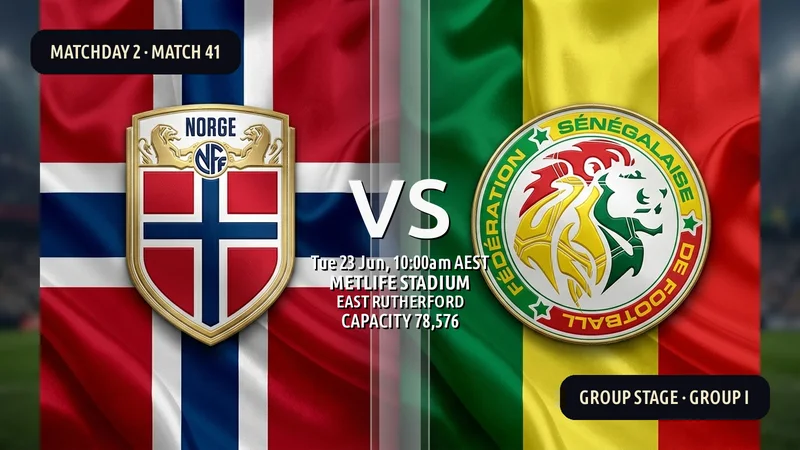 Norway vs Senegal World Cup 2026 — Match Preview, Odds & How to Watch