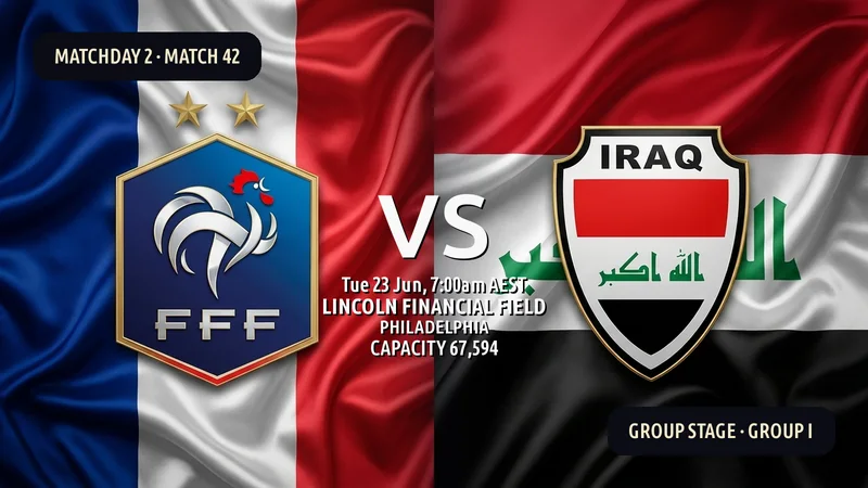 France vs Iraq World Cup 2026 — Match Preview, Odds & How to Watch