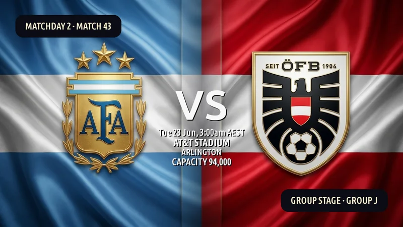 Argentina vs Austria World Cup 2026 — Match Preview, Odds & How to Watch
