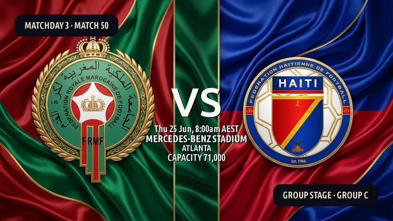 Morocco vs Haiti World Cup 2026 — Match Preview, Odds & How to Watch