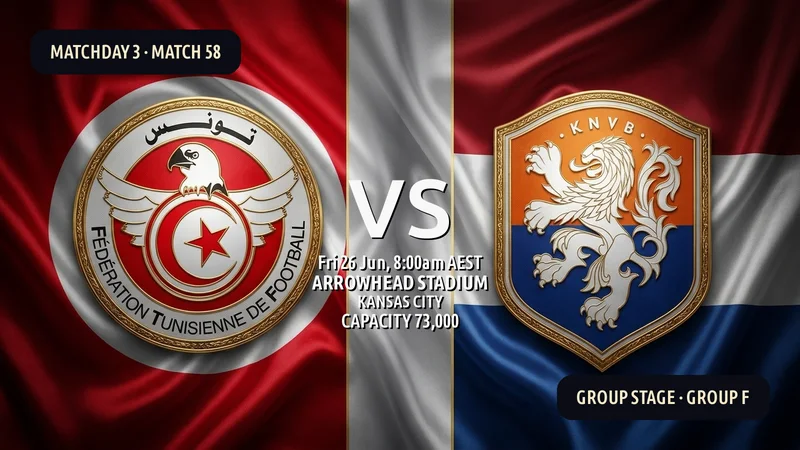 Tunisia vs Netherlands World Cup 2026 — Match Preview, Odds & How to Watch
