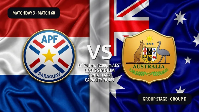 Paraguay vs Australia World Cup 2026 — Match Preview, Odds & How to Watch