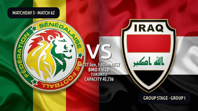 Senegal vs Iraq World Cup 2026 — Match Preview, Odds & How to Watch
