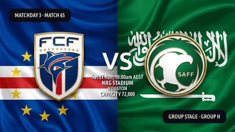 Cabo Verde vs Saudi Arabia World Cup 2026 — Match Preview, Odds & How to Watch