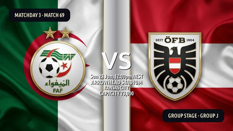 Algeria vs Austria World Cup 2026 — Match Preview, Odds & How to Watch