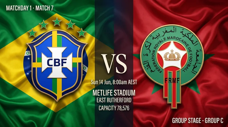 Brazil vs Morocco World Cup 2026 — Match Preview, Odds & How to Watch