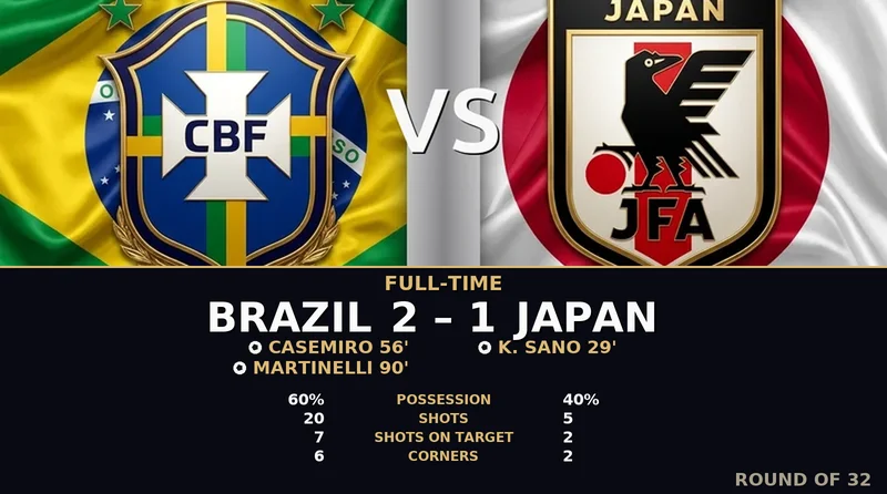 Brazil vs Japan World Cup 2026 — Match Recap & Best Bets Reaction