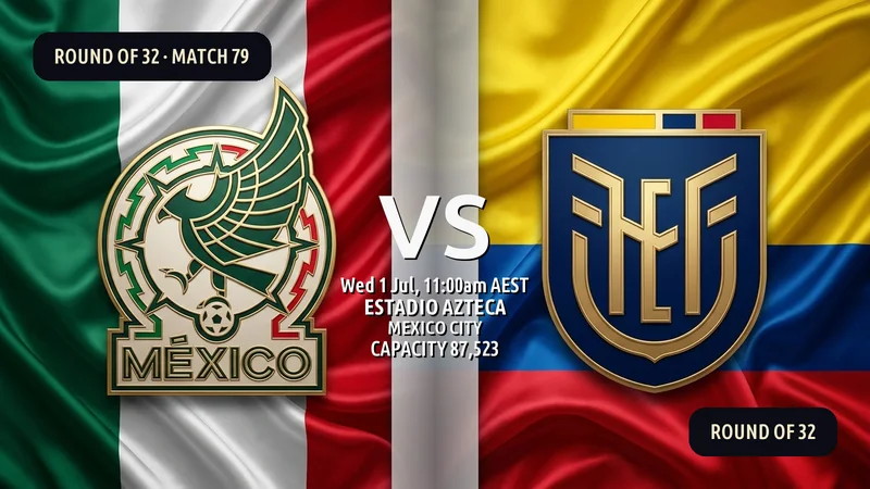 Mexico vs Ecuador World Cup 2026 — Match Preview, Odds & How to Watch