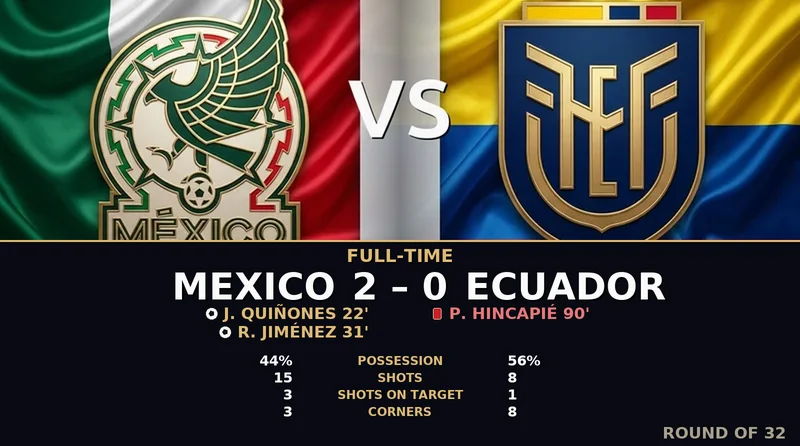 Mexico vs Ecuador World Cup 2026 — Match Recap & Best Bets Reaction