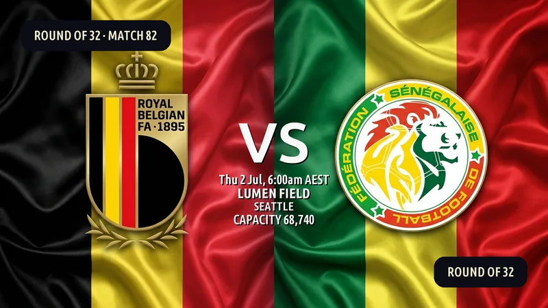 Belgium vs Senegal World Cup 2026 — Match Preview, Odds & How to Watch
