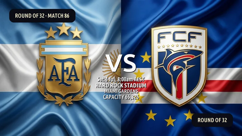 Argentina vs Cabo Verde World Cup 2026 — Match Preview, Odds & How to Watch