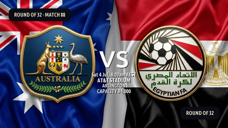 Australia vs Egypt World Cup 2026 — Match Preview, Odds & How to Watch