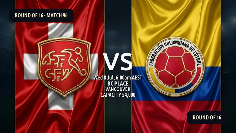 Switzerland vs Colombia World Cup 2026 — Match Preview, Odds & How to Watch