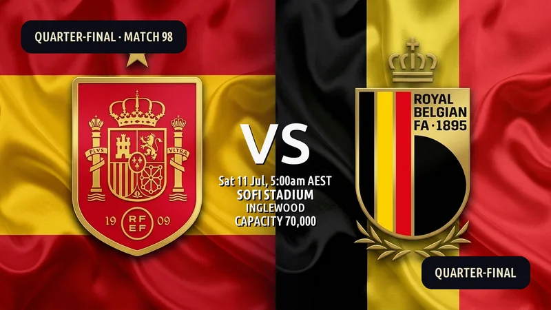 Spain vs Belgium World Cup 2026 — Match Preview, Odds & How to Watch